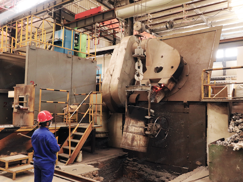 Aluminum Induction Melting Furnace Luoyang Shennai Power Equipment Co